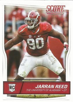Jarran Reed Alabama Crimson Tide 2016 Panini Score NFL Rookie Card #394